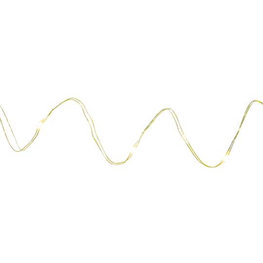 12 Pack: Shimmer Lights&#x2122; Gold LED String Lights by Ashland&#xAE;